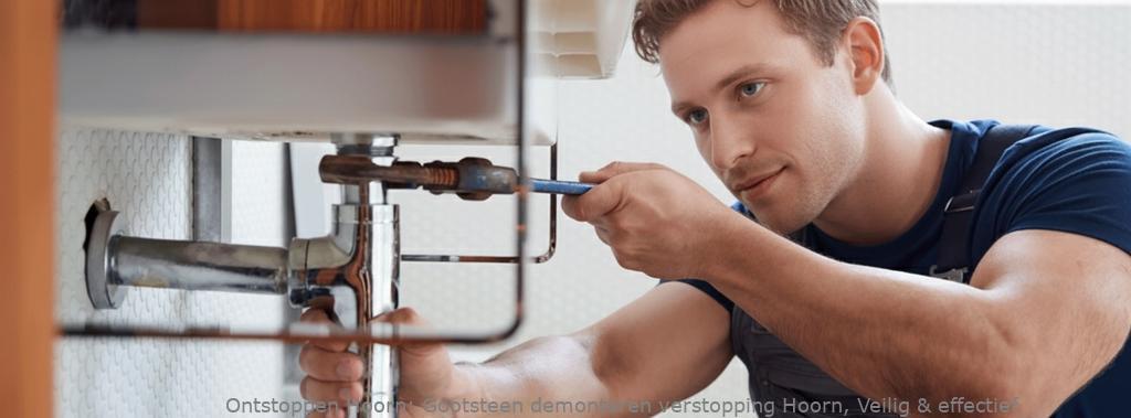 Gootsteen demonteren verstopping Hoorn, Veilig & effectief