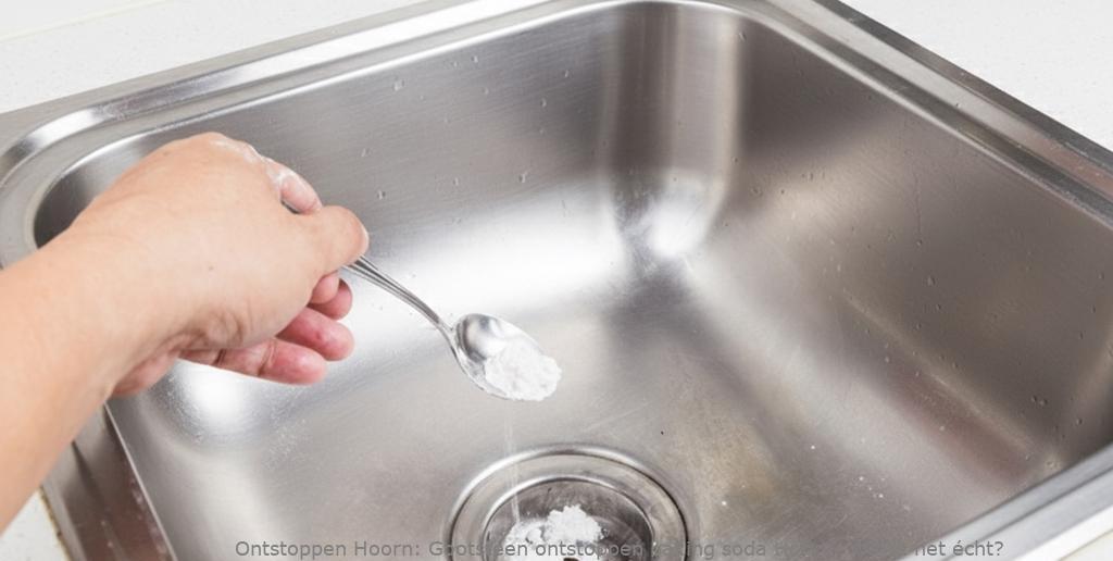 Gootsteen ontstoppen baking soda Hoorn: Werkt het écht?