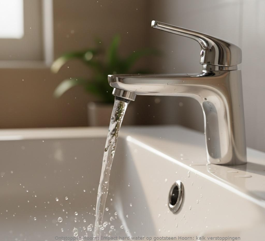 Impact hard water op gootsteen Hoorn: kalk verstoppingen